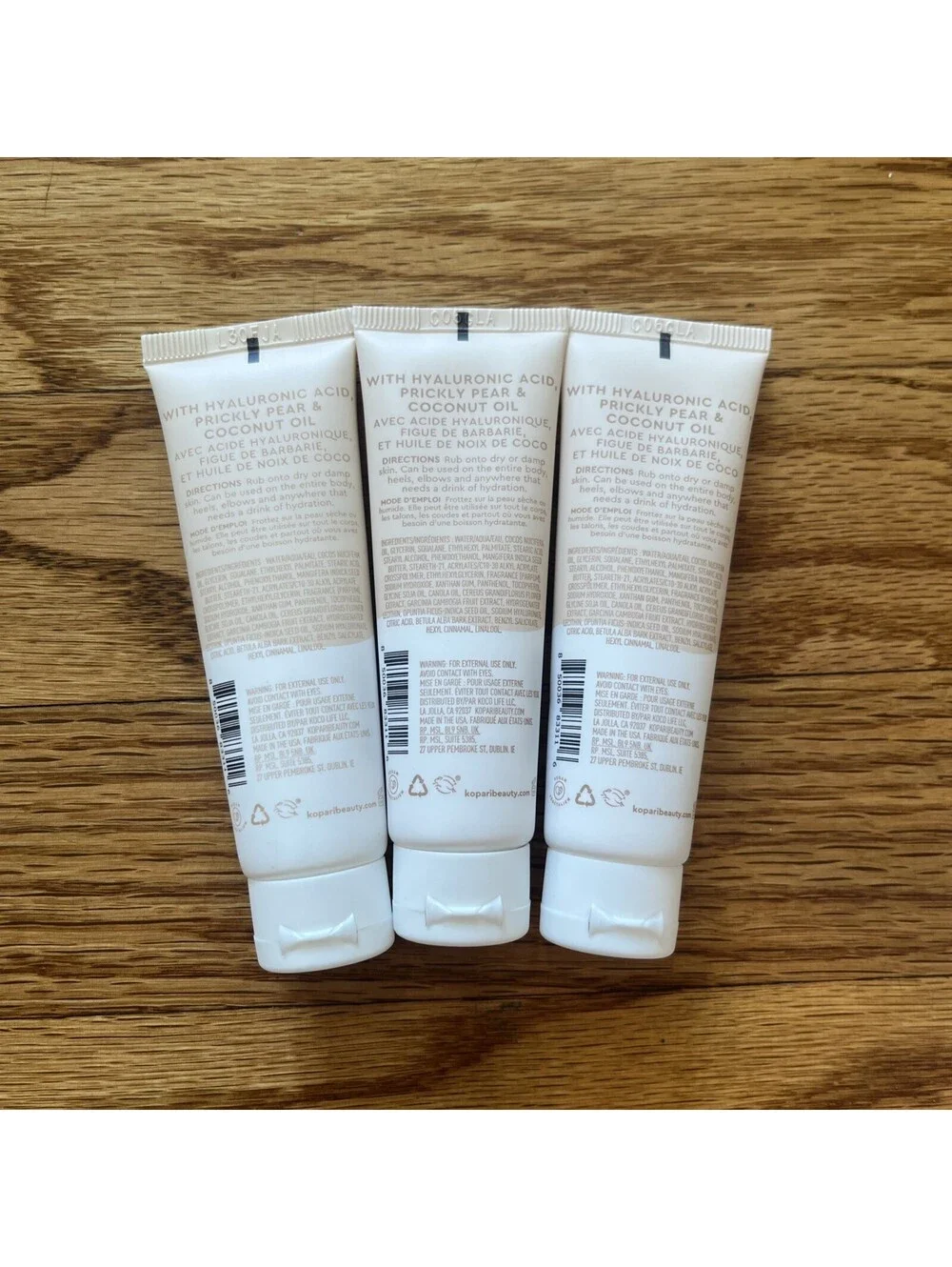KOPARI Ultra Restore Body Butter Tubes 1 oz / 30 ml ea X 3 Sealed
